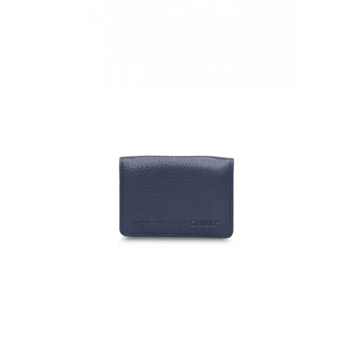 Guard Mıknatıslı Küçük Boy Lacivert Deri Kartlık/Kartvizitlik