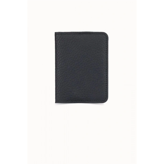 Guard Minimal Siyah Mat Deri Kartlık