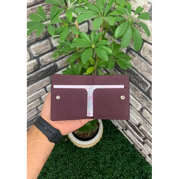 Guard Mürdüm Patlı Tasarım Deri Kartlık