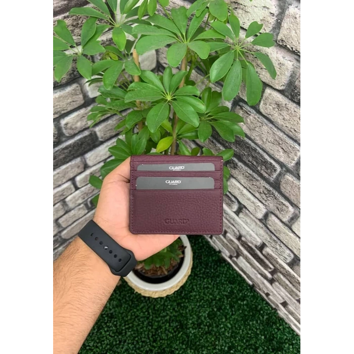 Guard Mürdüm Patlı Tasarım Deri Kartlık