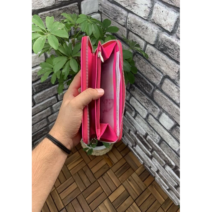 Guard Pembe  Deri Kadın Cüzdanı