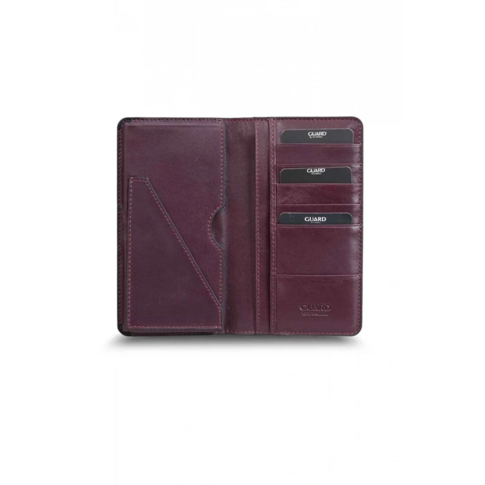 Guard Plus Telefon Girişli Pembe Kamuflaj Deri Unisex Cüzdan