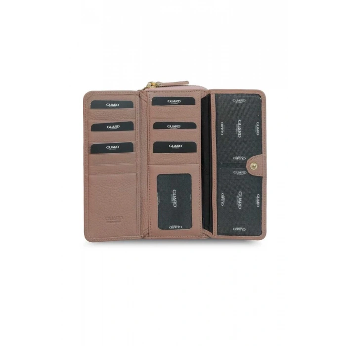 Guard Pudra Deri Bayan Cüzdanı