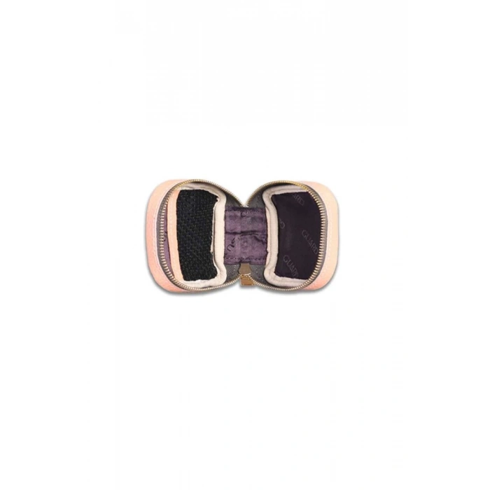 Guard Pudra Fermuarlı Deri Mini Aksesuar Çantası