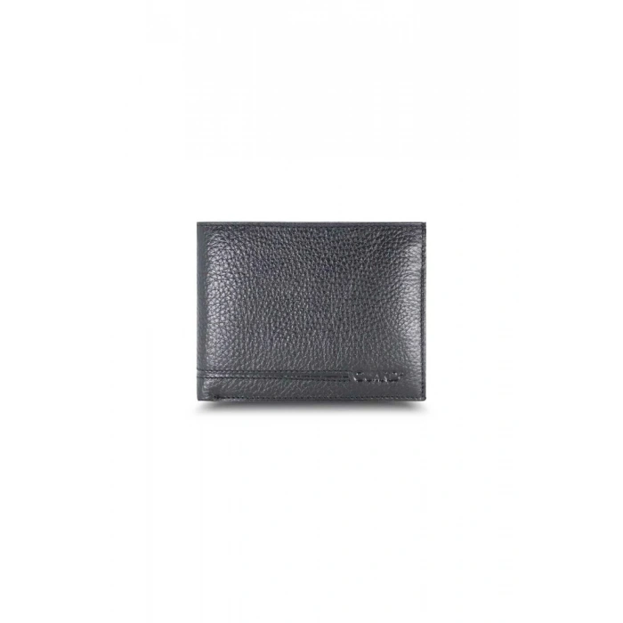Guard Siyah Bozuk Para Bölmeli Deri Erkek Cüzdanı