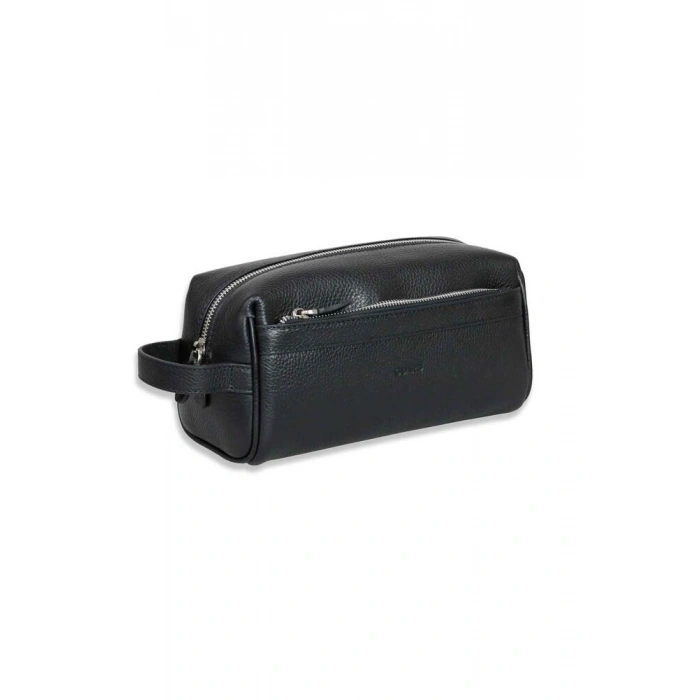 Guard  Siyah Çift Bölmeli  Hakiki Deri Unisex El Çantası