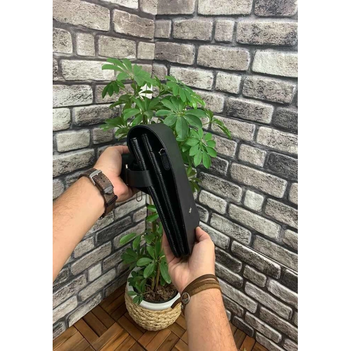 Guard Siyah Deri Omuz Askılı Çanta