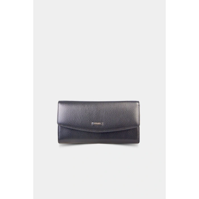 Guard Siyah Fermuarlı Deri Bayan Cüzdanı