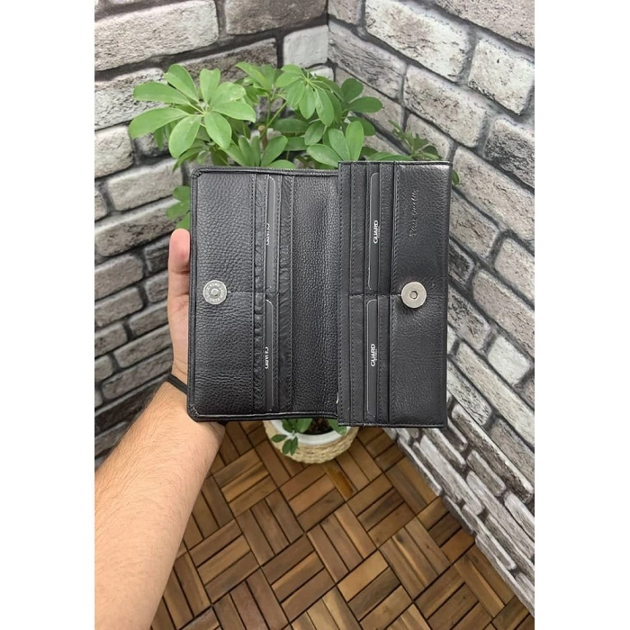 Guard Siyah First Quality Kadın Deri Cüzdan