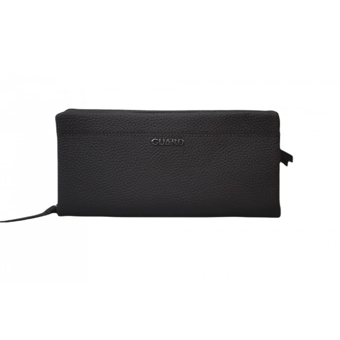 Guard Siyah Guti Mat El Pörtföyü Cüzdan