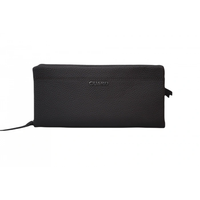 Guard Siyah Guti Mat El Pörtföyü Cüzdan