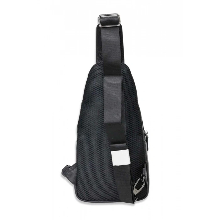 Guard Siyah Hakiki Deri Çapraz Çanta