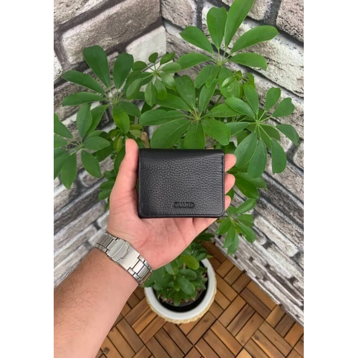 Guard Siyah-Kırmızı Deri Erkek Cüzdanı