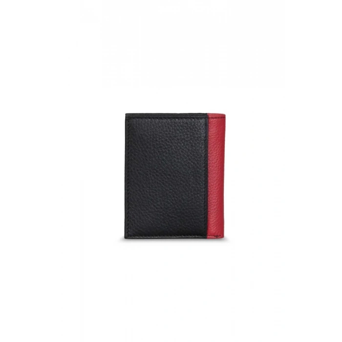Guard Siyah/Kırmızı  Mini Deri Erkek Cüzdan