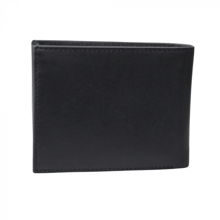 Guard Siyah Temi Bozuk Para Bölmeli Deri Erkek Cüzdanı