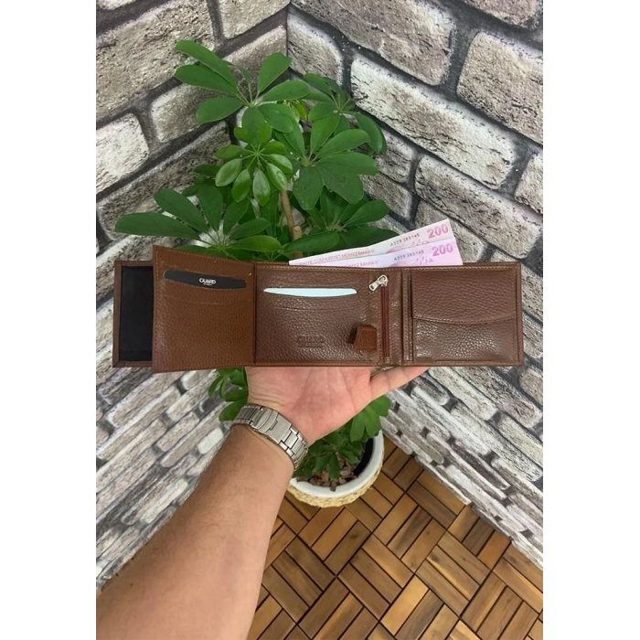 Guard Taba Bozuk Para Bölmeli Deri Erkek Cüzdanı