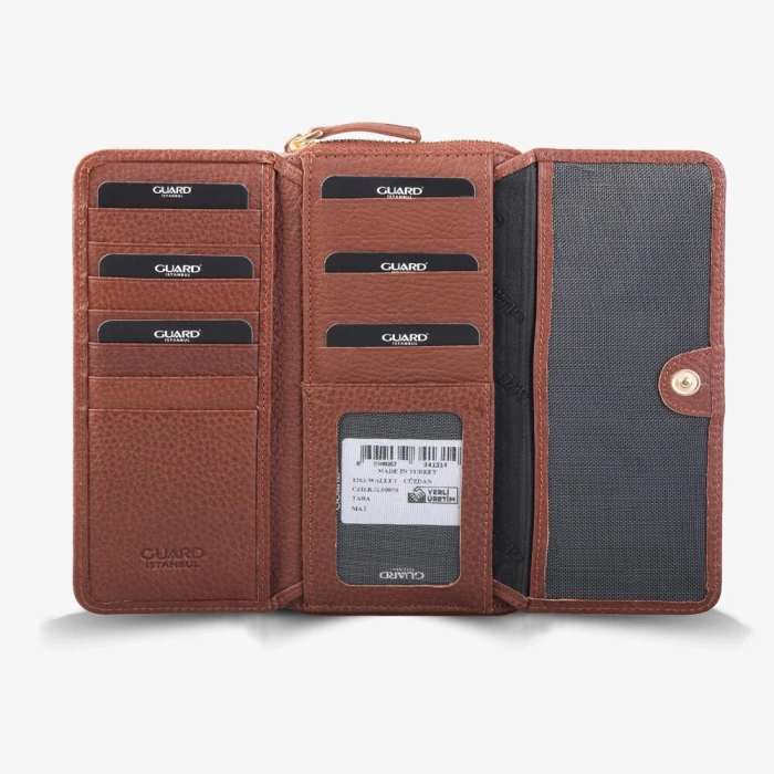 Guard Taba Deri Bayan Cüzdanı