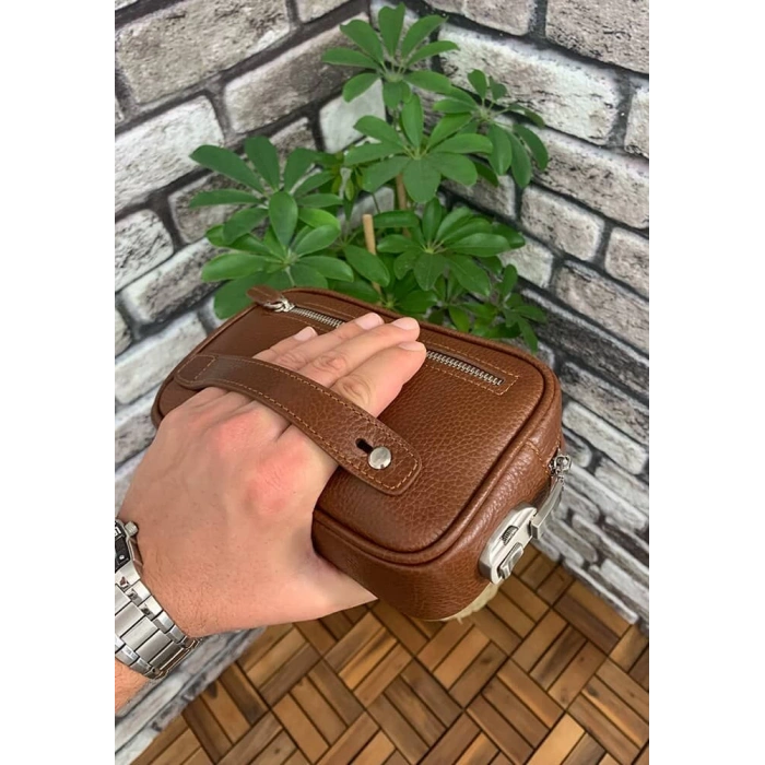 Guard Taba Hakiki Deri Şifreli El Çantası