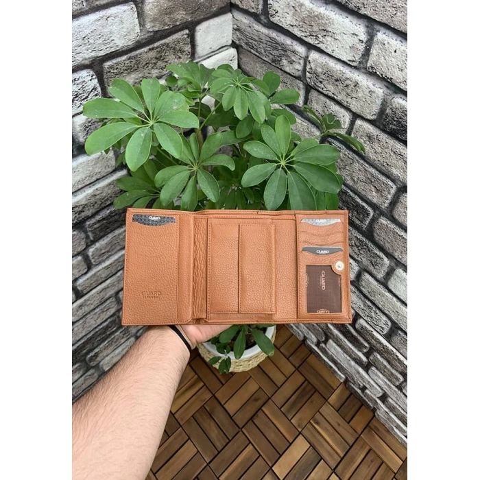 Guard Taba Para Bölmeli Deri Bayan Cüzdan