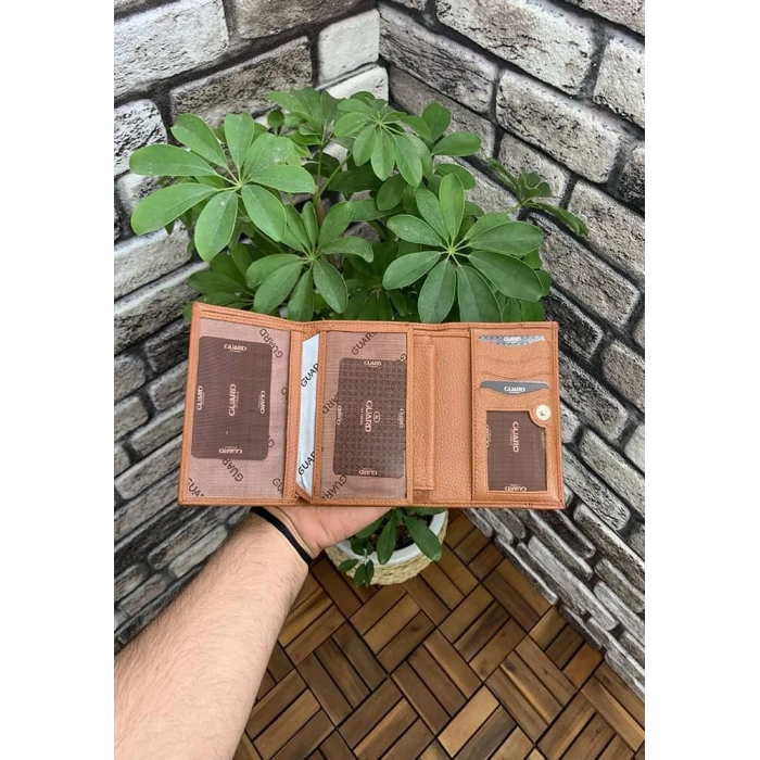 Guard Taba Para Bölmeli Deri Bayan Cüzdan