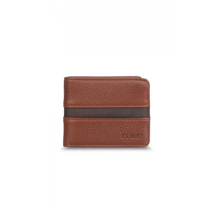 Guard Taba Spor Şeritli Deri Erkek Cüzdanı