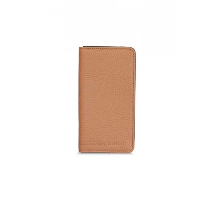 Guard Telefon Girişli Fındık Siyah Deri Portföy Cüzdan