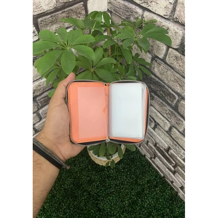 Guard Timsah Baskılı Siyah Deri Kartlık