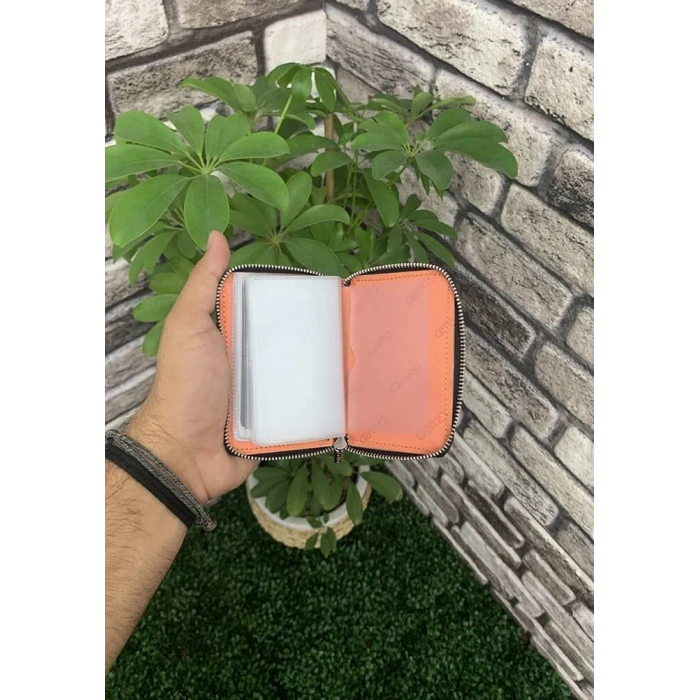 Guard Timsah Baskılı Siyah Deri Kartlık