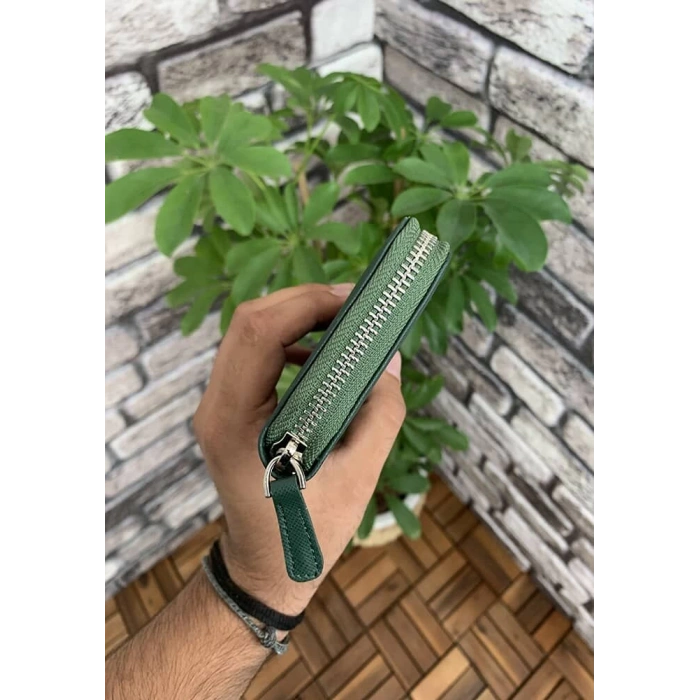 Guard Yeşil Safiano Fermuarlı Portföy Cüzdan
