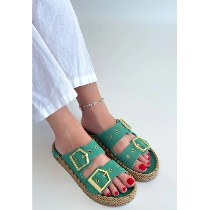 İces Vizyon Nubuk Terlik