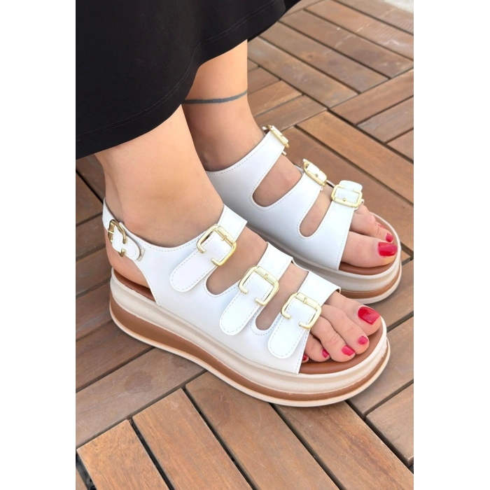 Jatay Siyah Cilt Sandalet