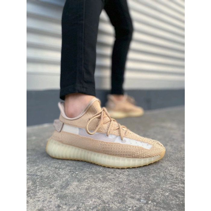 JY305 Pulse Bağcıklı Triko Kumaş Erkek Günlük Spor Ayakkabı TBT - Bej