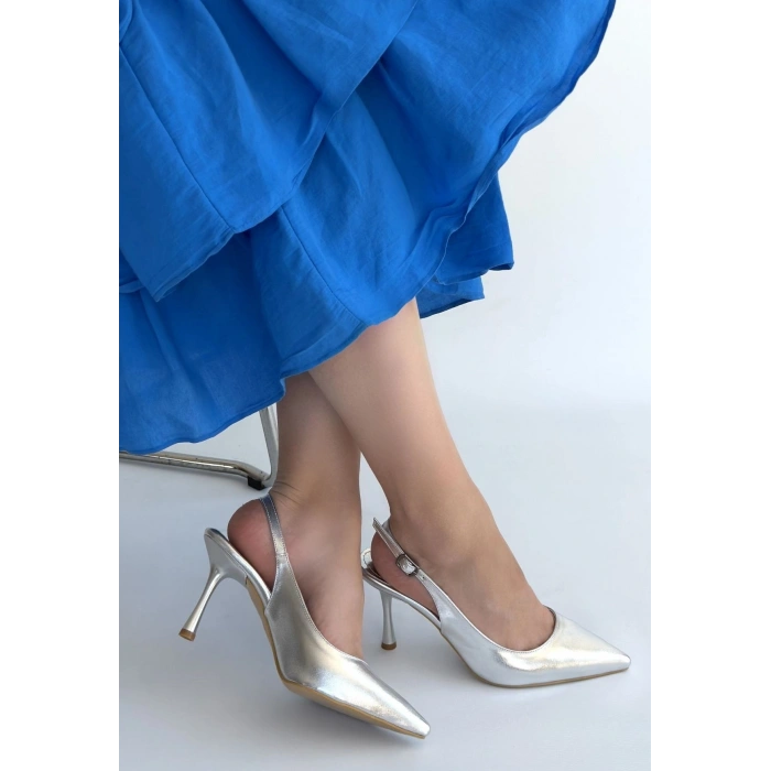 Katey Bej Rugan Topuklu Ayakkabı