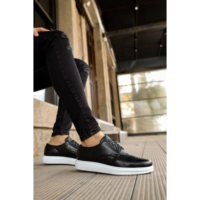 MN003 - DBT Classica Pelle Di Cuoio Erkek Ayakkabı SIYAH