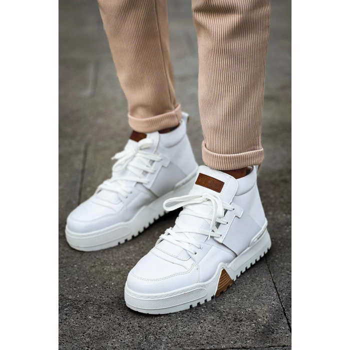 MN057 - GBZ Ghost Line Erkek Bot BEYAZ / BEYAZ