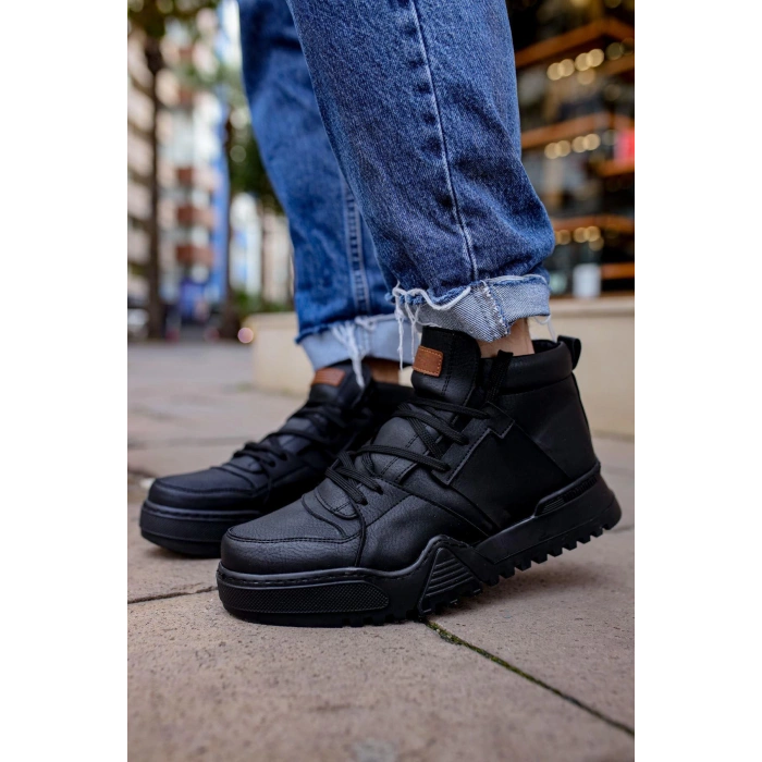 MN057 - GSST Ghost Line Erkek Bot SIYAH/SIYAH