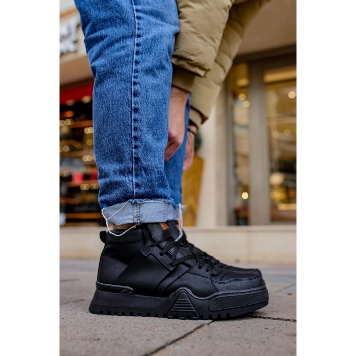 MN057 - GSST Ghost Line Erkek Bot SIYAH/SIYAH