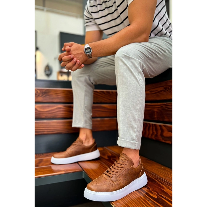 MN153 - CBT Oxford Erkek Ayakkabı TABA