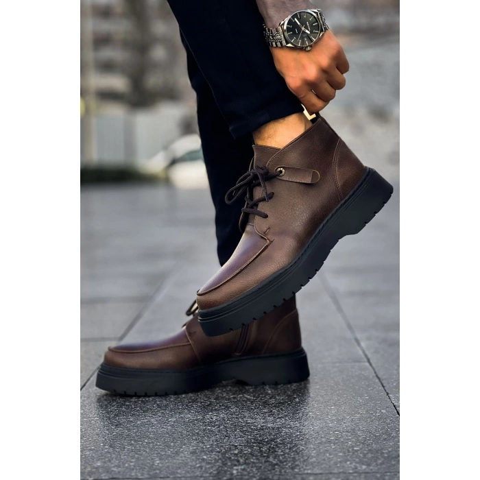 MN213 - CST Bryggen Erkek Bot KAHVE