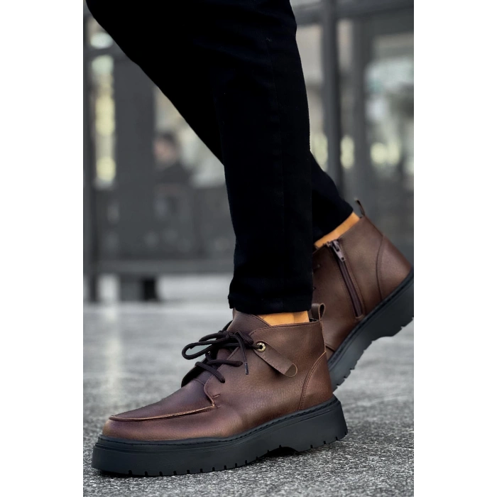 MN213 - CST Bryggen Erkek Bot KAHVE