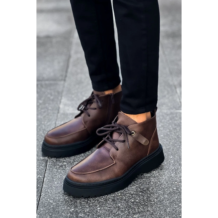 MN213 - CST Bryggen Erkek Bot KAHVE