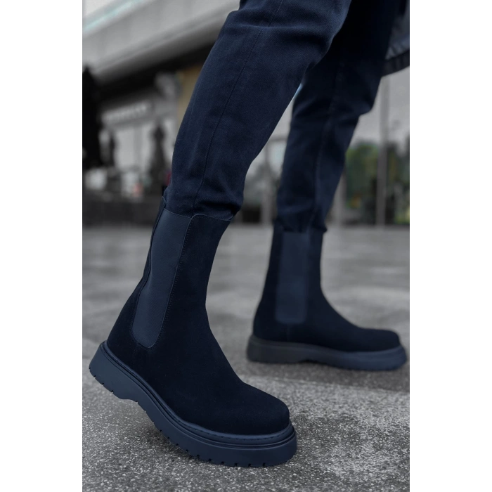 MN223 - SRT Alaska Süet Erkek Bot SIYAH