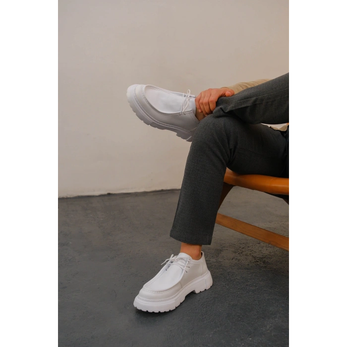 MN2404 - CBT Castle Erkek Ayakkabı BEYAZ