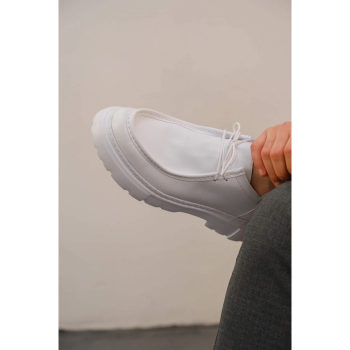 MN2404 - CBT Castle Erkek Ayakkabı BEYAZ