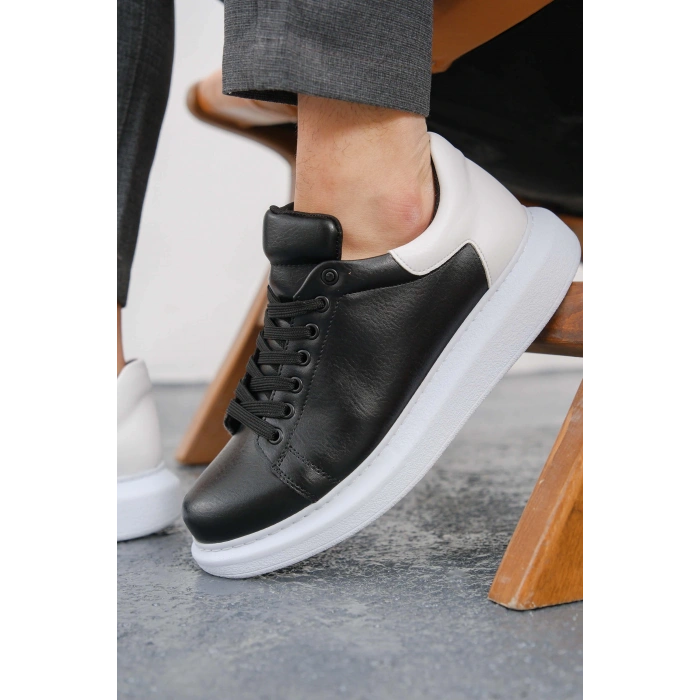 MN256 - CBT Estrella Erkek Ayakkabı SIYAH/BEYAZ