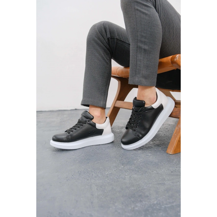 MN256 - CBT Estrella Erkek Ayakkabı SIYAH/BEYAZ