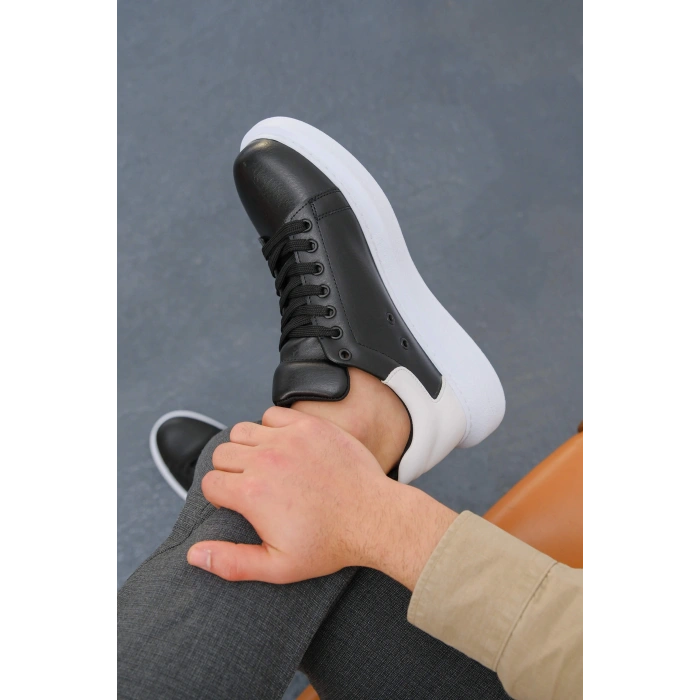 MN256 - CBT Estrella Erkek Ayakkabı SIYAH/BEYAZ