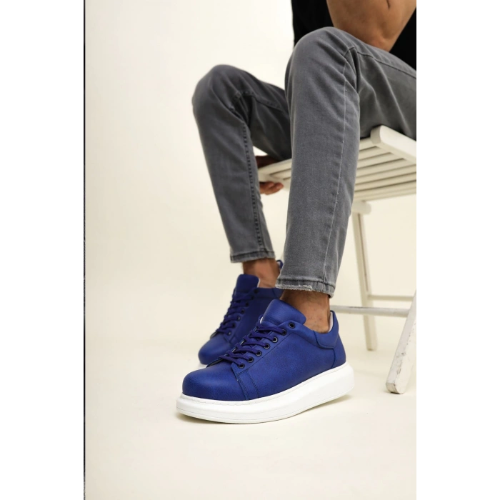 MN257 - CBT Estrella Erkek Ayakkabı Sax MavI