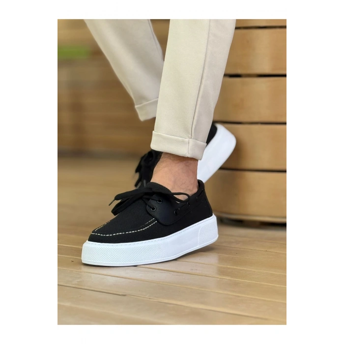 MN2602 - Triko Erkek Ayakkabı SIYAH