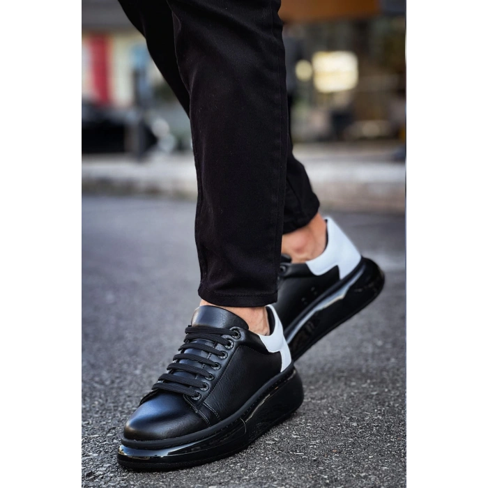 MN295 - CST Sollıevo Erkek Ayakkabı SIYAH/BEYAZ